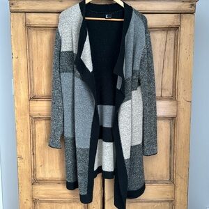 Oversized long jacket sweater